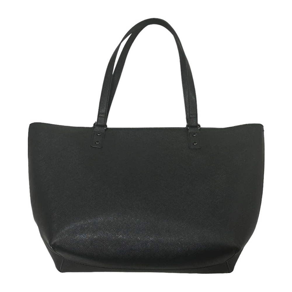 Black Large Shoulder Bag with Pendant By HOUSEbrand